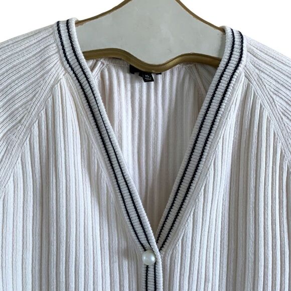 Talbots Pearl Button Cardigan Sweater - Picture 4 of 8